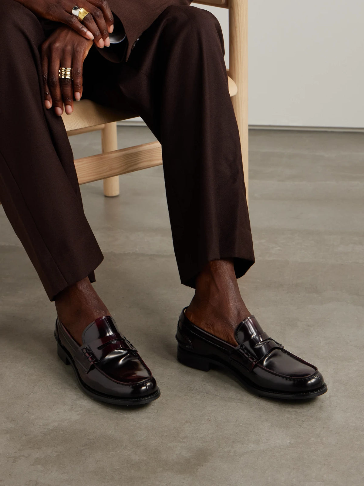 Pembrey W Leather Loafers