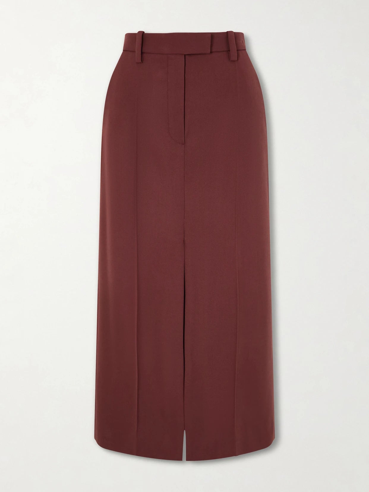 Wool Midi Skirt