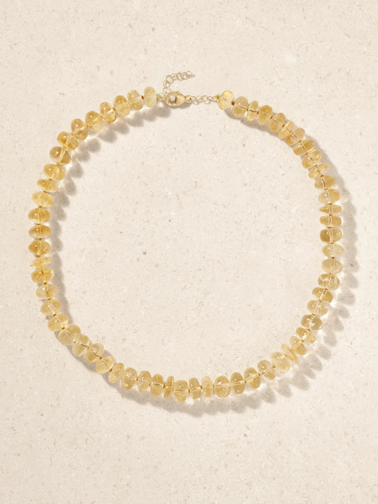 JIA JIA 14-karat Gold Citrine Necklace