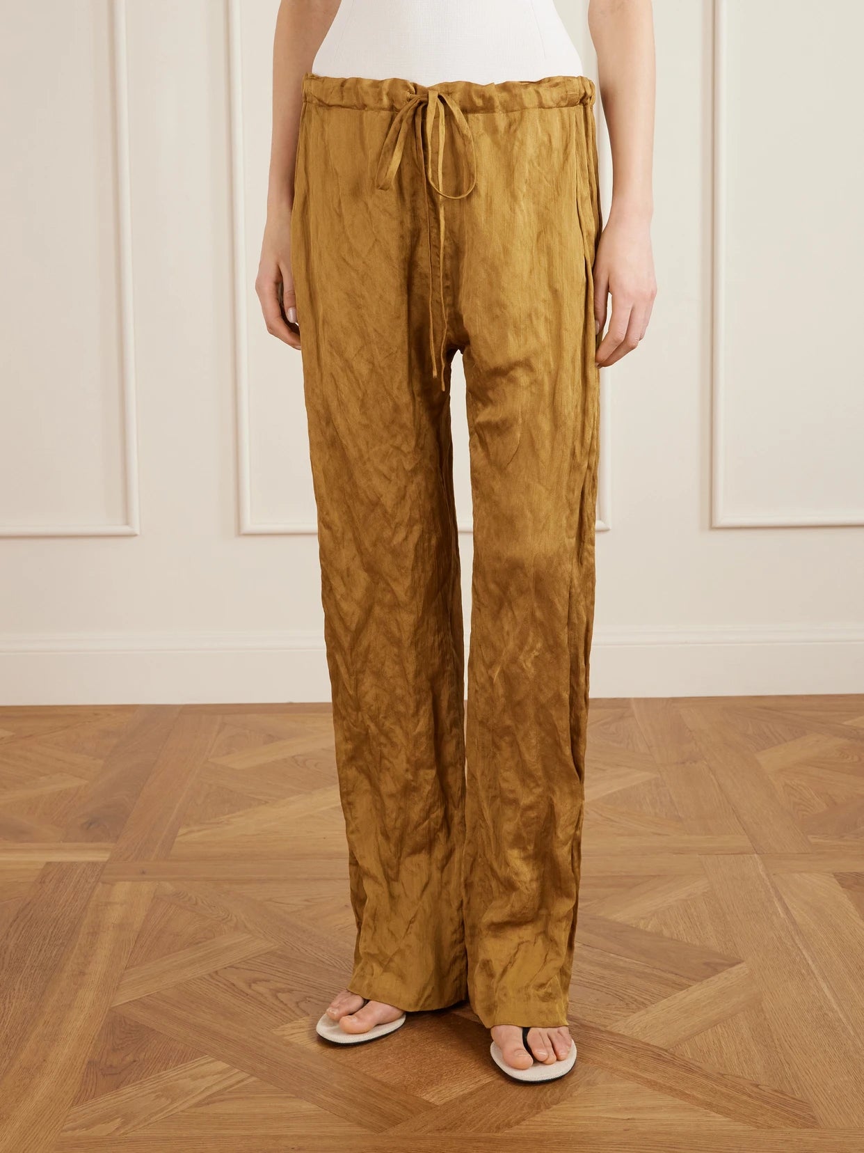 Rohen Crinkled-voile Pants