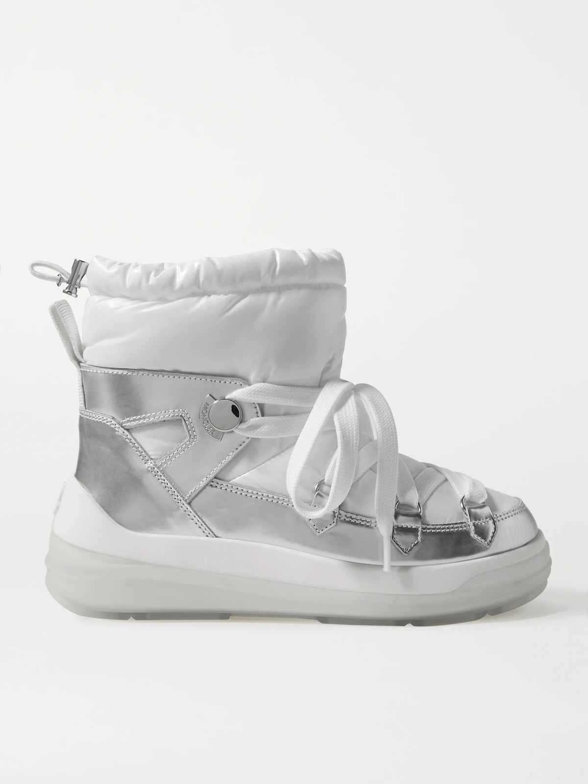 Insolux Metallic Leather And Padded Shell Ankle Boots