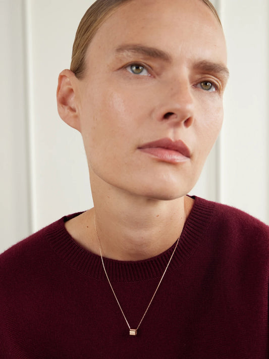 Image of Necklaces. Product name - Rvl 18-karat Rose Gold Diamond Necklace in Multi colour by brand - De Beers London