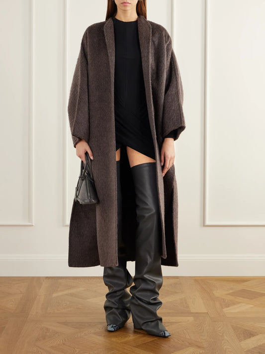 Image of Boots. Product name - Robin 95 Layered Snake-effect And Glossed Over-the-knee Boots in Black colour by brand - The Attico