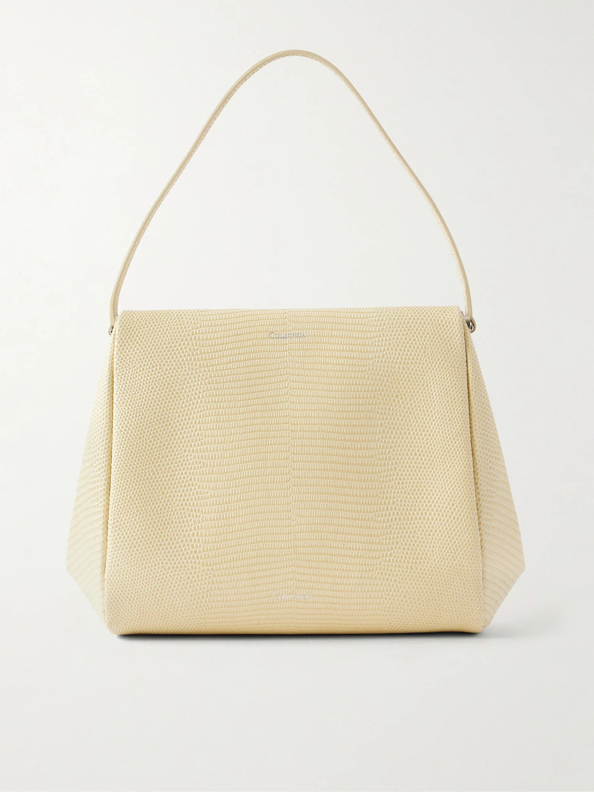 Tina Snake-effect Leather Clutch Bag