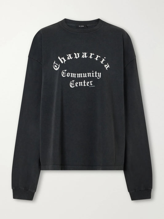 Willy Chavarria Community Center Printed Cotton-jersey T-shirt