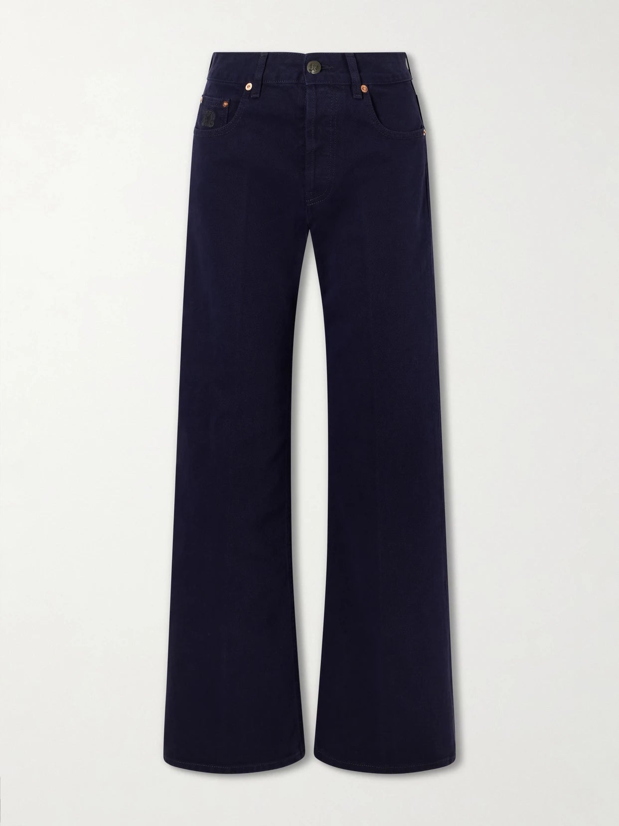 Clapotis Maline Mid-rise Wide-leg Jeans