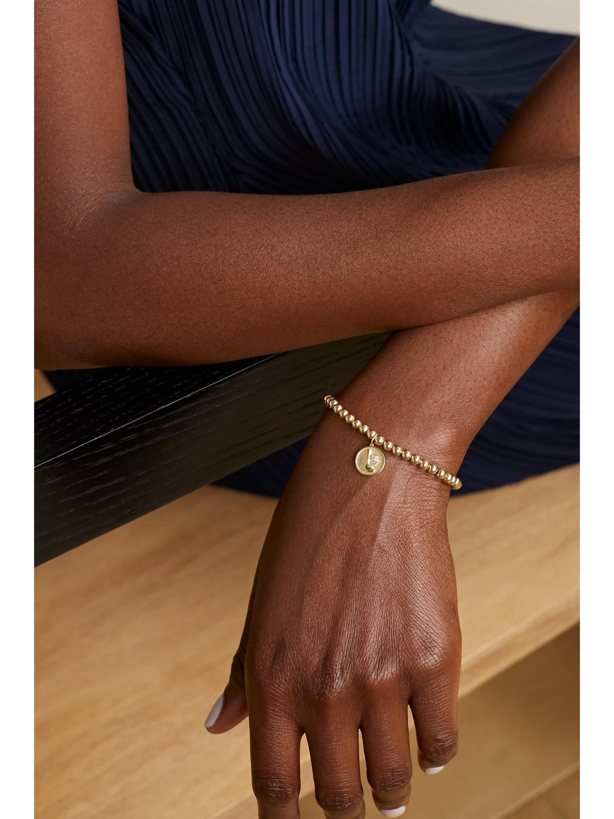 Image of Bracelets. Product name - Virgo 14-karat Gold Diamond Bracelet in Multi colour by brand - Sydney Evan