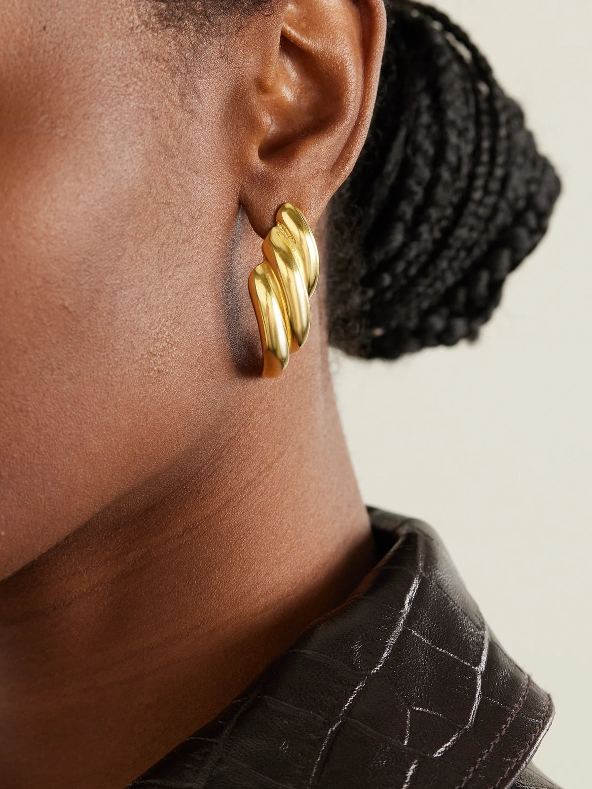 Image of Earrings. Product name - Kombos Gold-plated Earrings in Multi colour by brand - YSSO