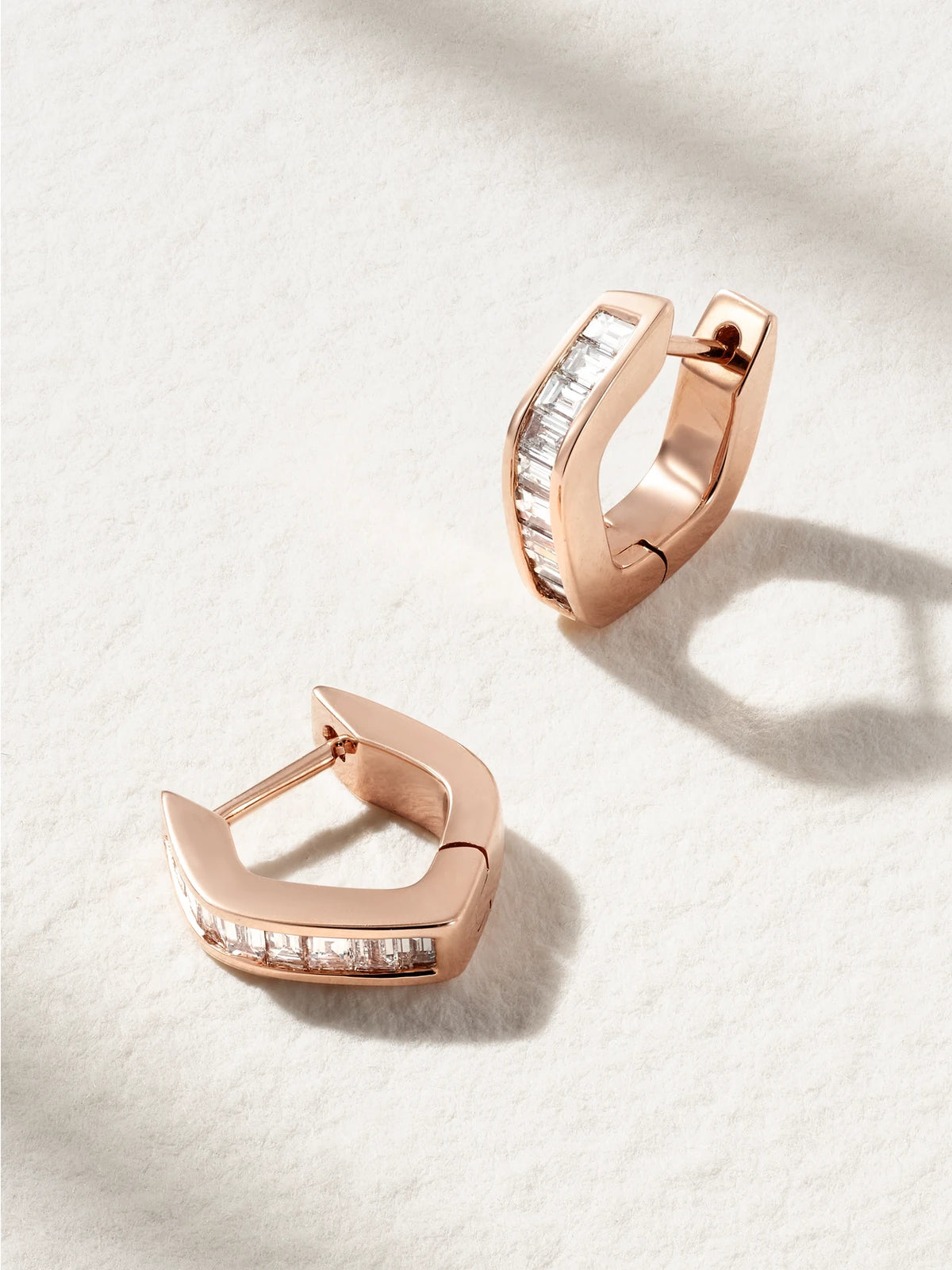 Georgie 18-karat Rose Gold Diamond Earrings