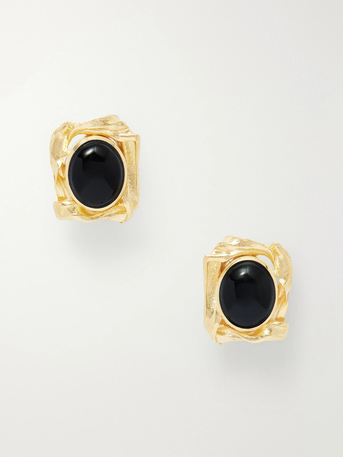 Gold-plated And Resin Earrings