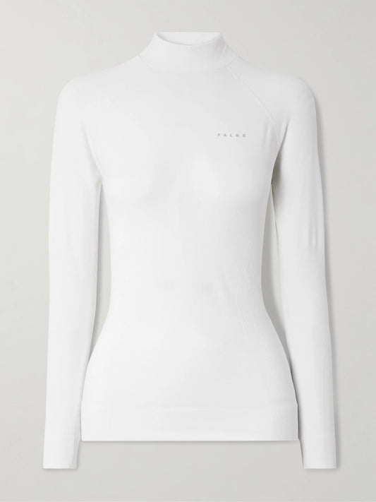 Maximum Warm Stretch-jersey Turtleneck Top