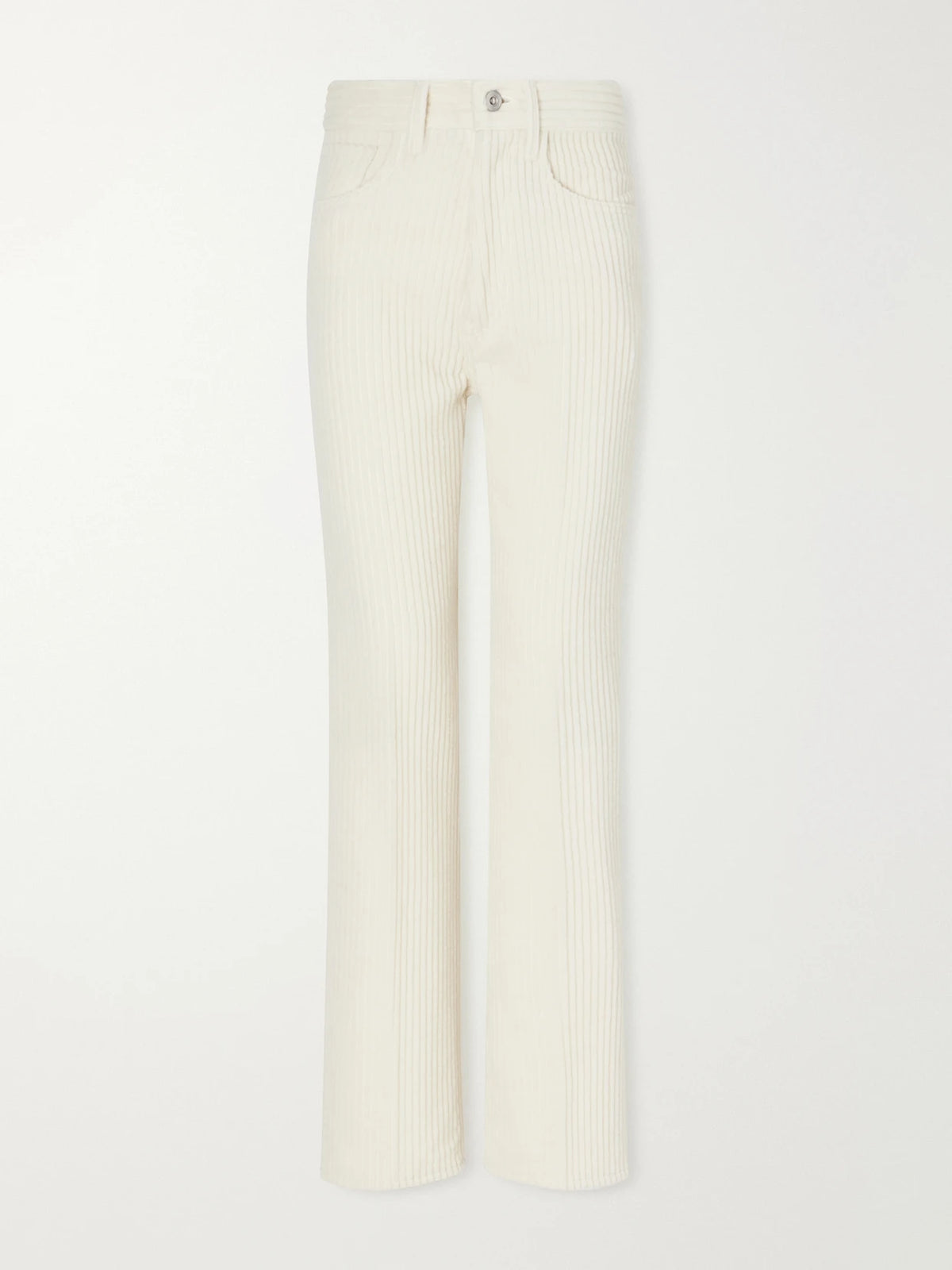 Auralee Wool And Cashmere-blend Corduroy Straight-leg Pants