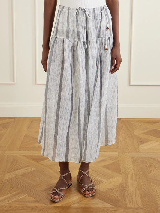 Ulla Johnson Almia Striped Cotton Coverup