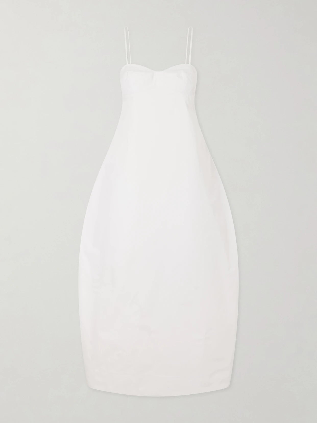 Image of Dresses. Product name - Cotton Midi Dress in White colour by brand - RÓHE
