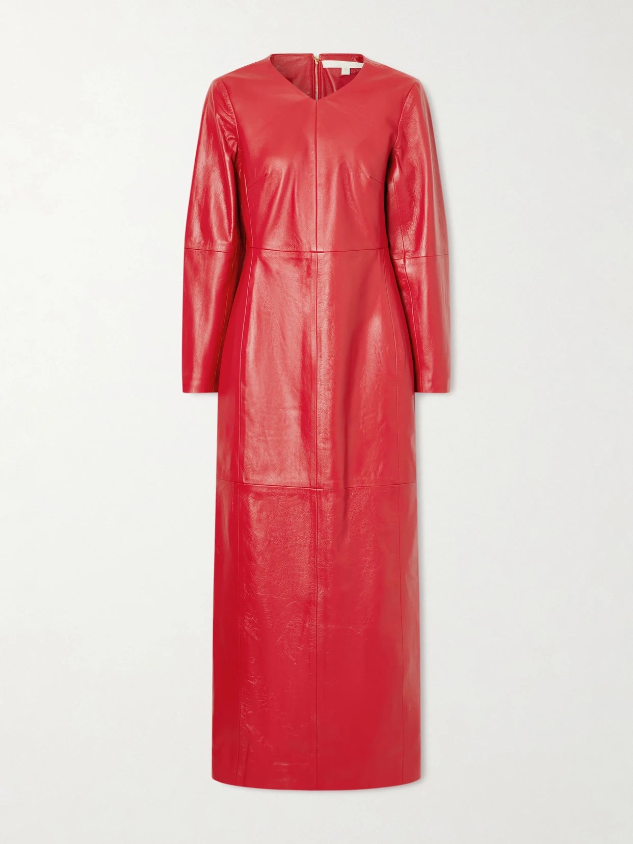 The Adris Leather Maxi Dress