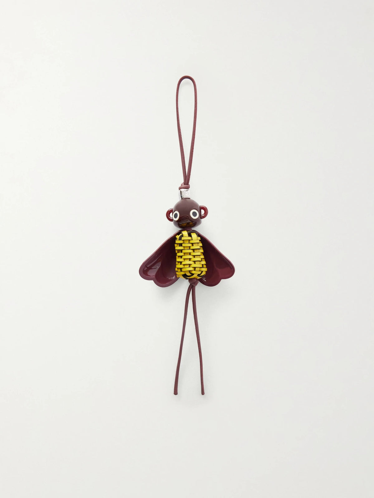 Bloombee Leather Bag Charm