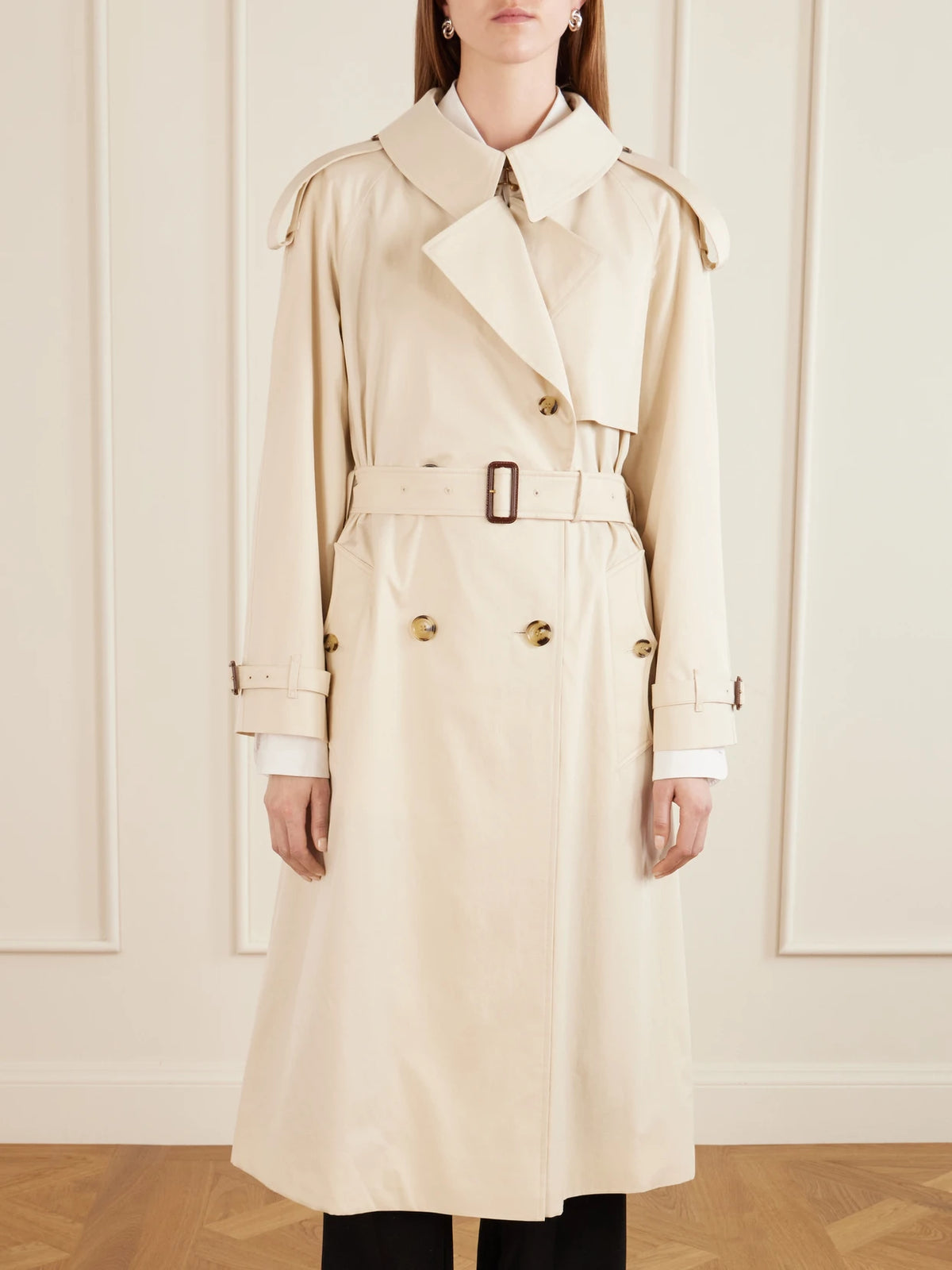 Fitzrovia Belted Cotton-gabardine Trench Coat