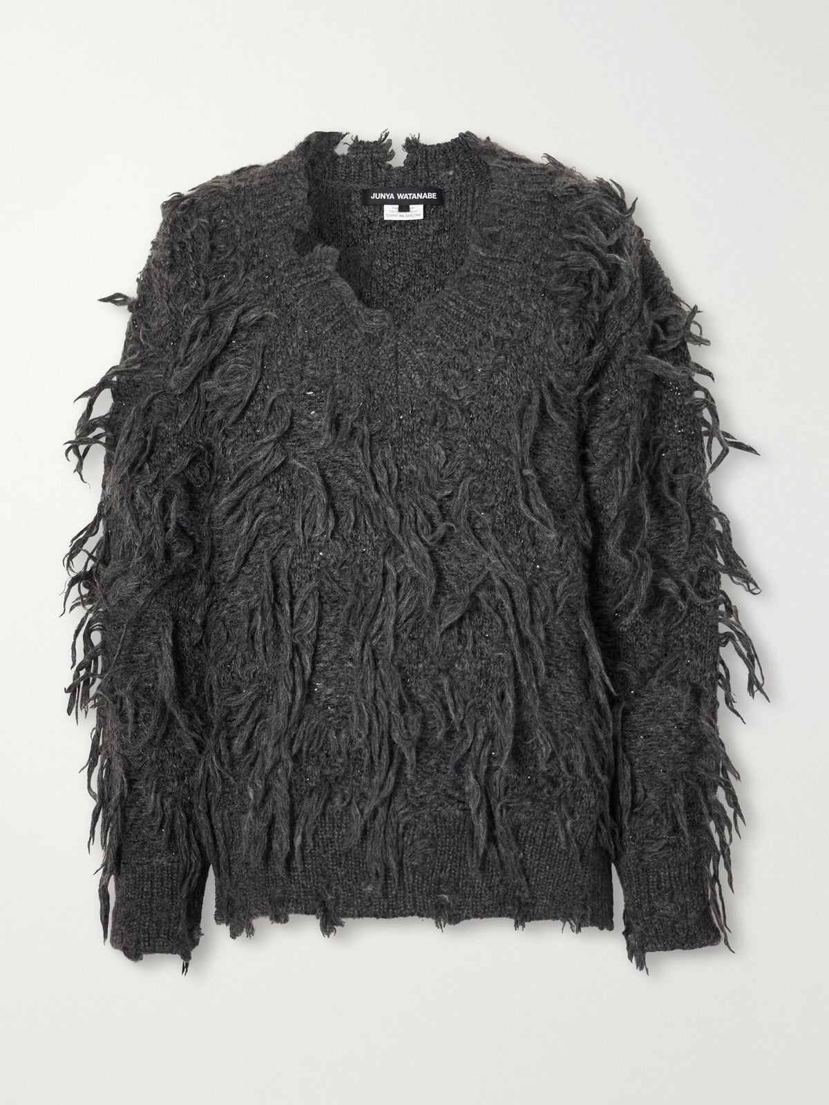 Junya Watanabe Distressed Wool-blend Sweater