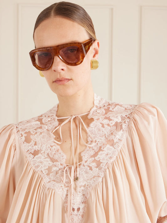 Image of Sunglasses. Product name - Barclay D-frame Tortoiseshell Acetate Sunglasses in Multi colour by brand - Jacques Marie Mage