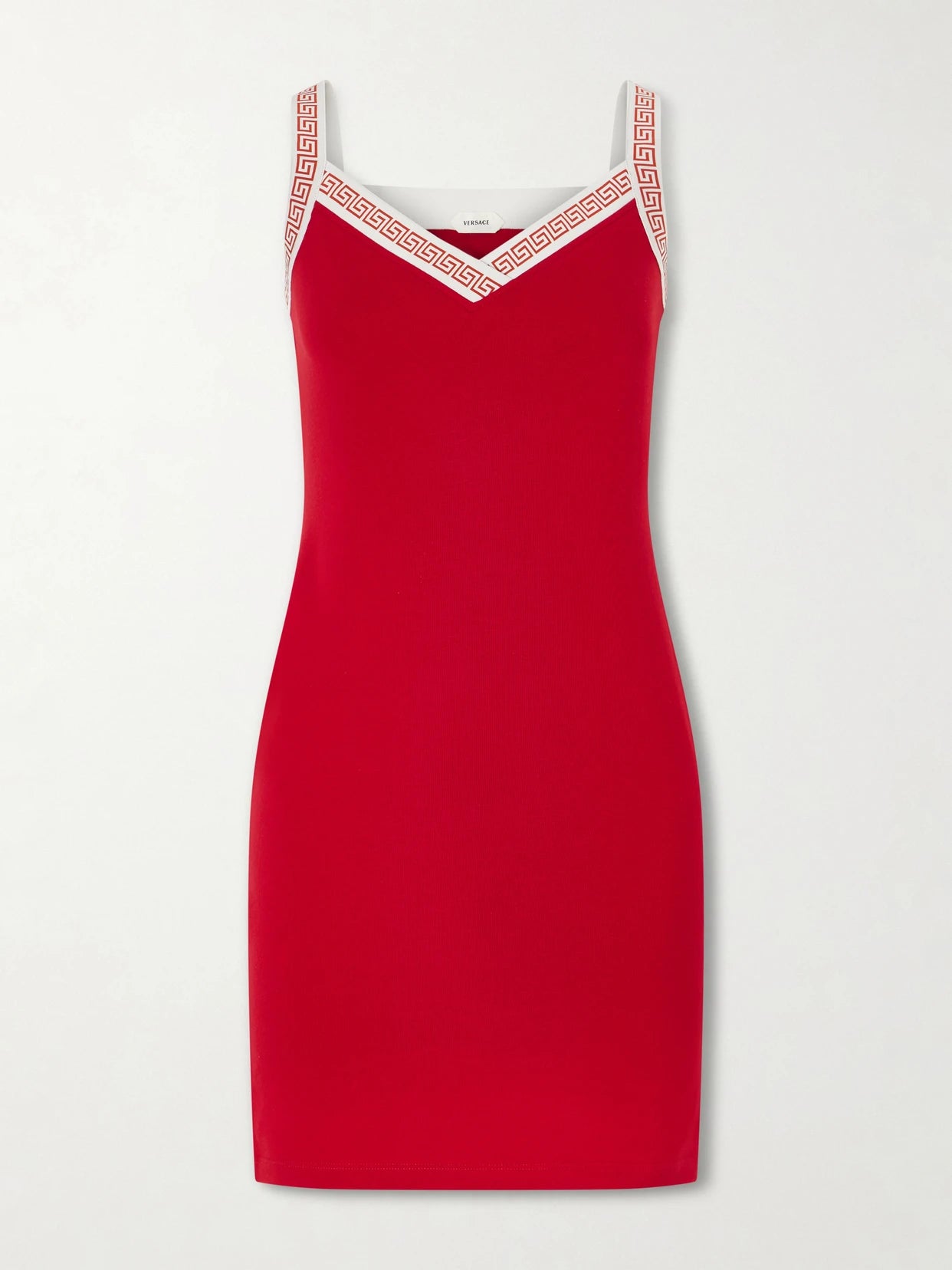 Logo-jacquard Cotton-jersey Mini Dress