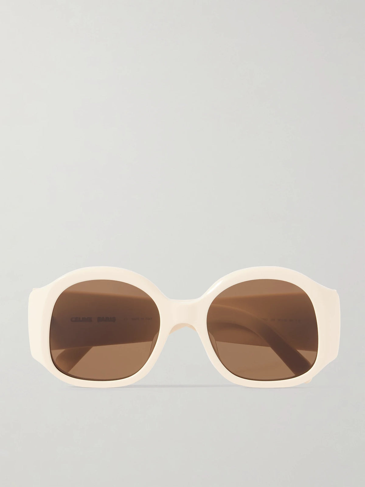 Maxi Triomphe Round-frame Acetate Sunglasses