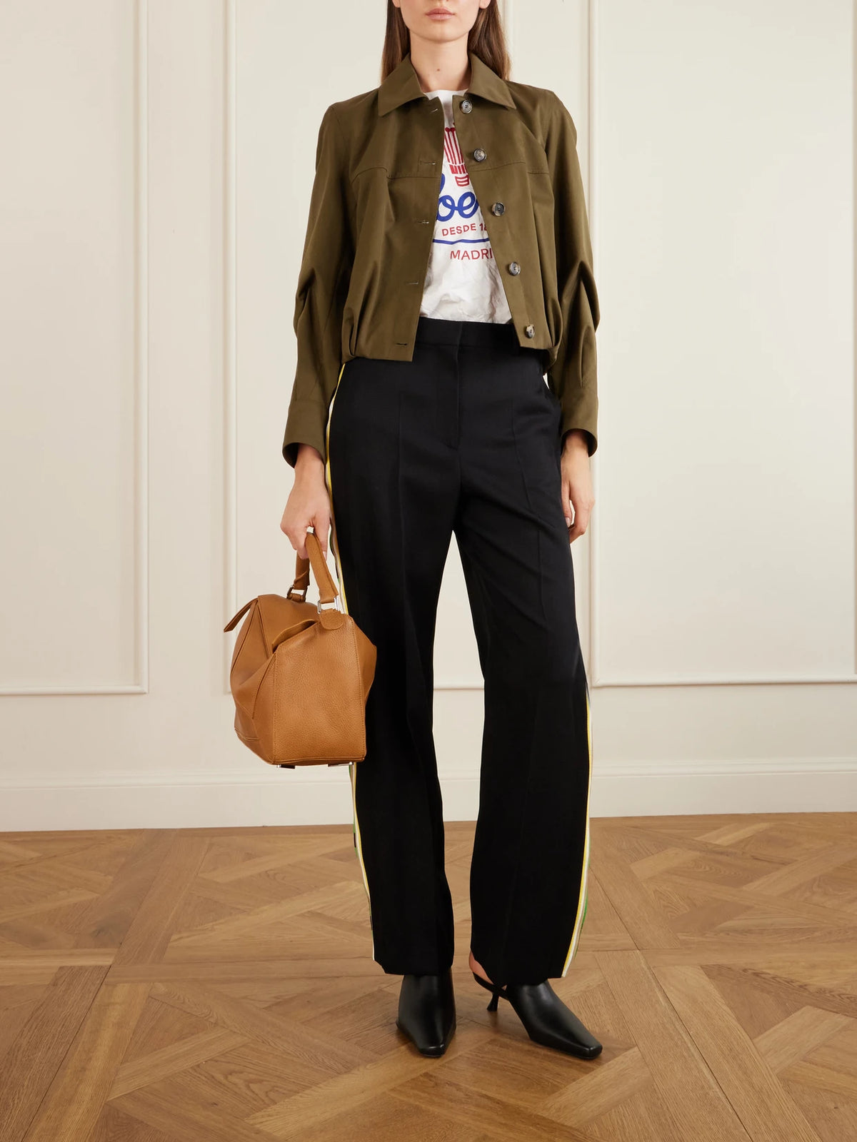 Puzzle Large Textured-leather Shoulder Bag