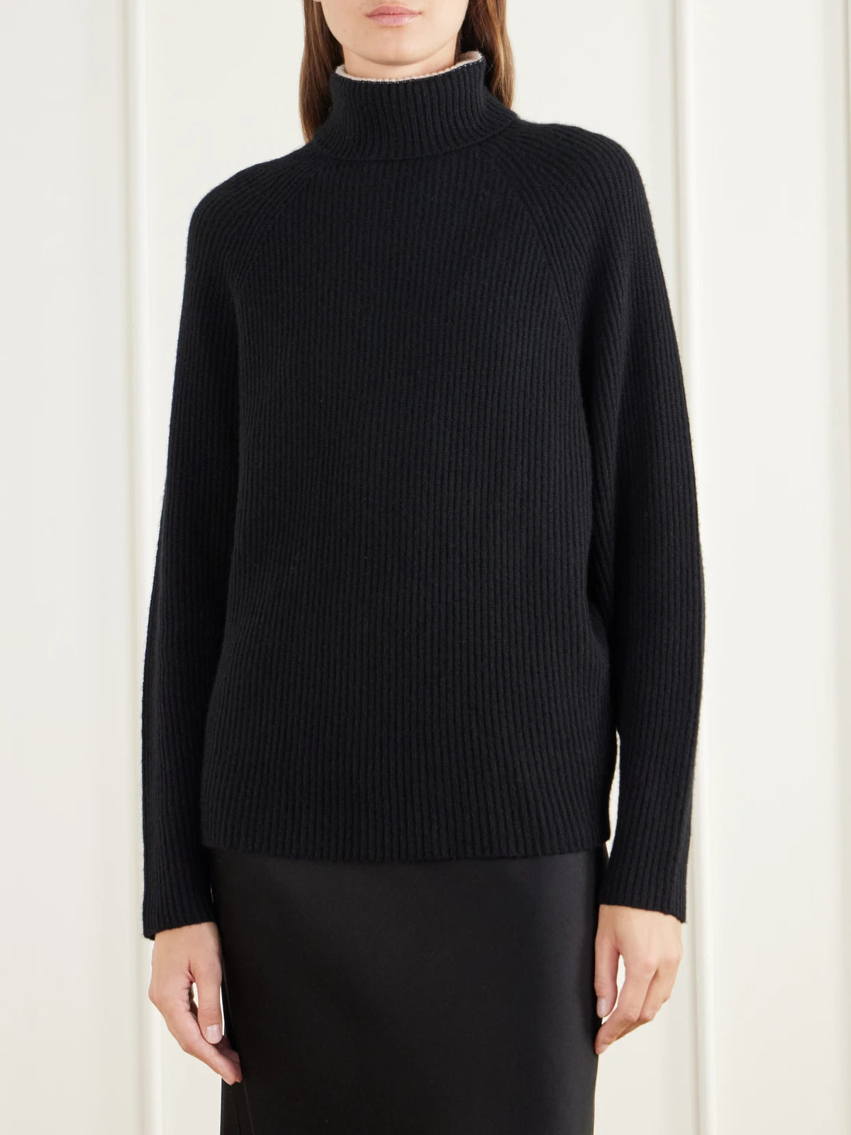 Gabriela Hearst Wigman Ribbed Cashmere Turtleneck Sweater