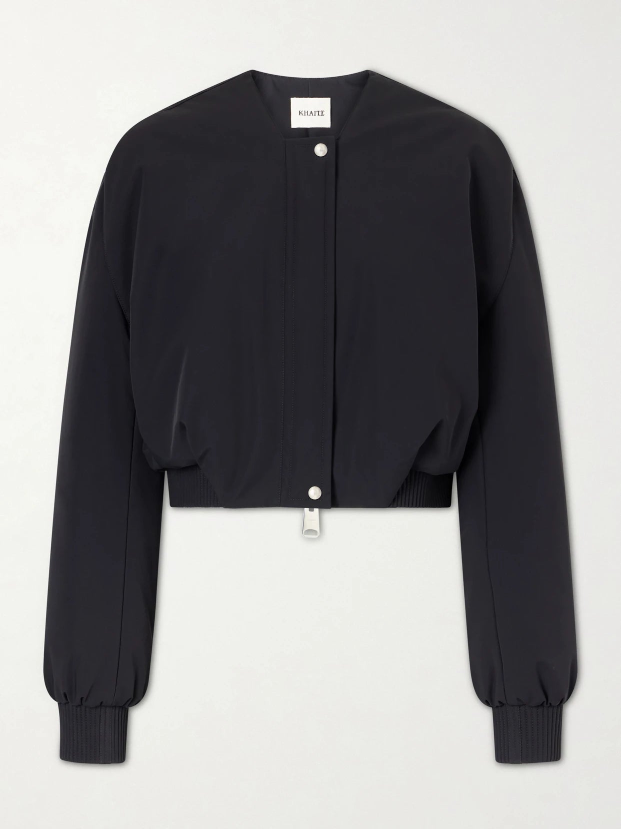 Cordan Cropped Shell Bomber Jacket