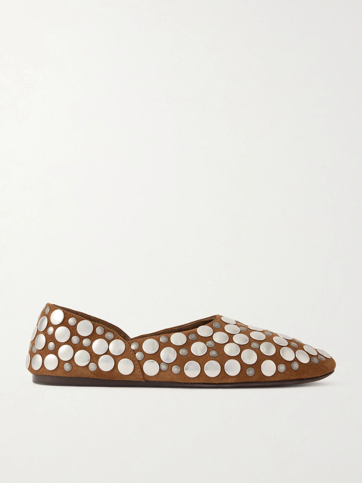 Jane Studded Suede Flats