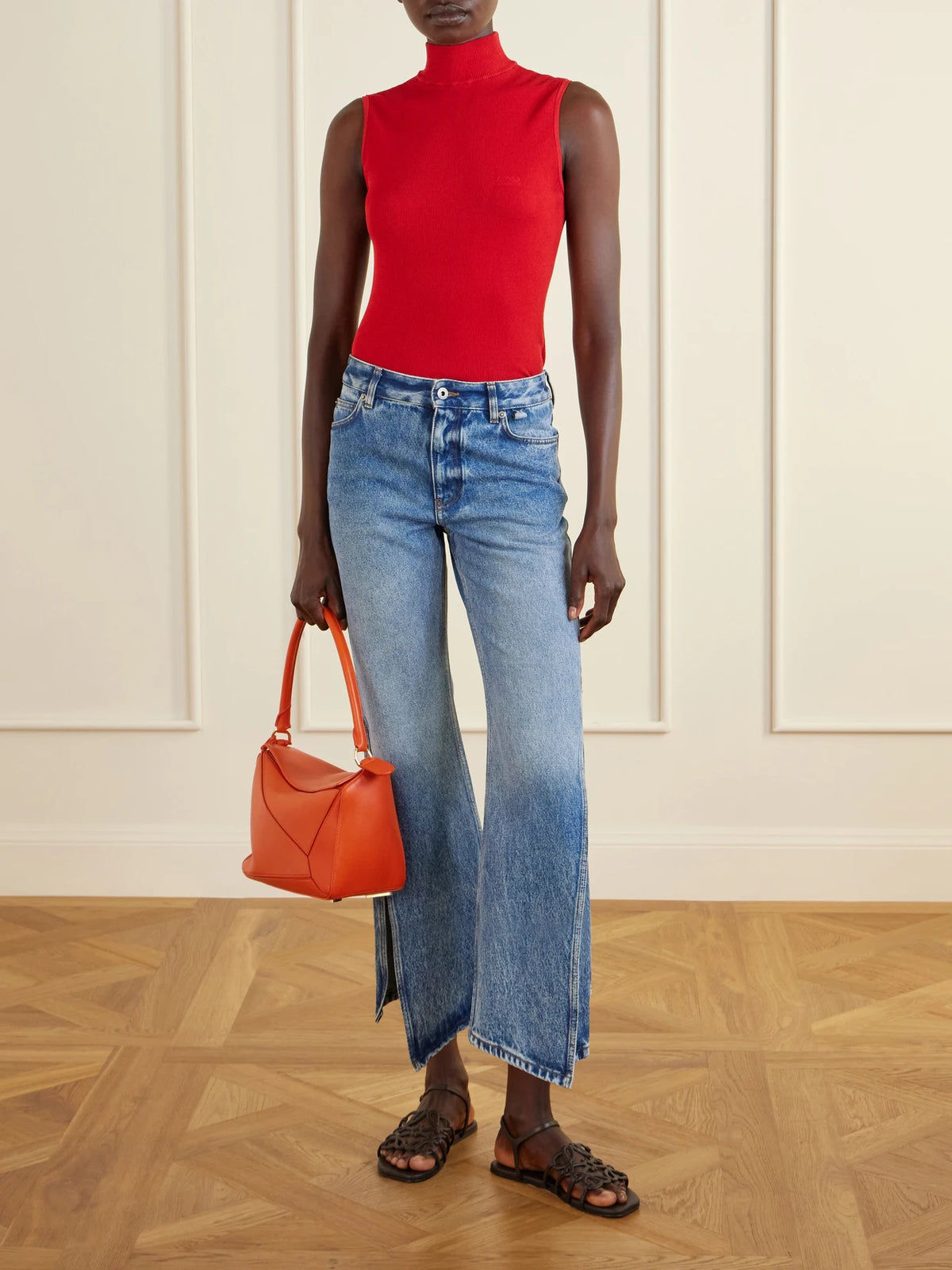 + Paula's Ibiza Puzzle Small Leather Shoulder Bag