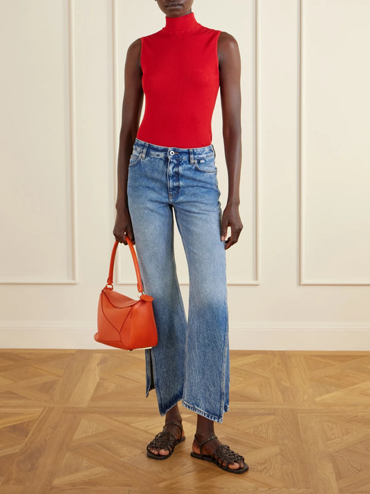+ Paula's Ibiza Puzzle Small Leather Shoulder Bag