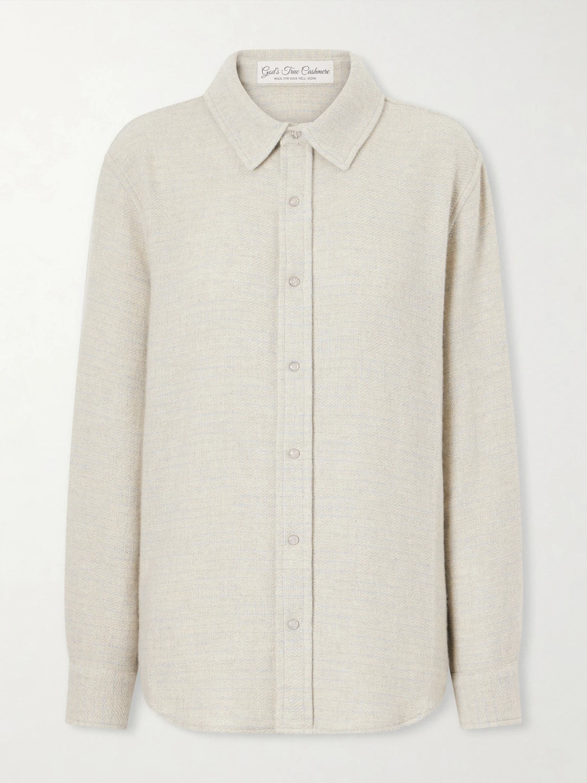 Checked Cashmere Shirt