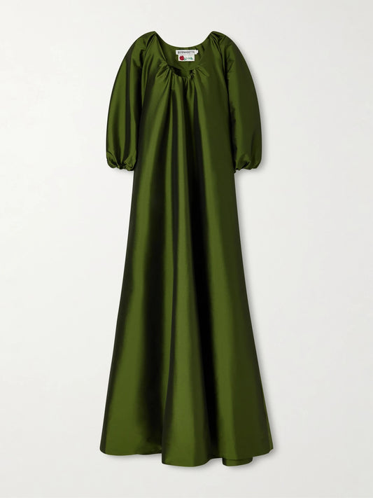 BERNADETTE George Gathered Taffeta Gown