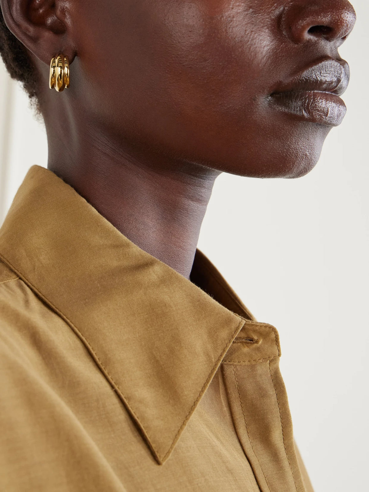 Image of Earrings. Product name - The Eleonora Gold-plated Silver Earrings in Multi colour by brand - LIÉ STUDIO