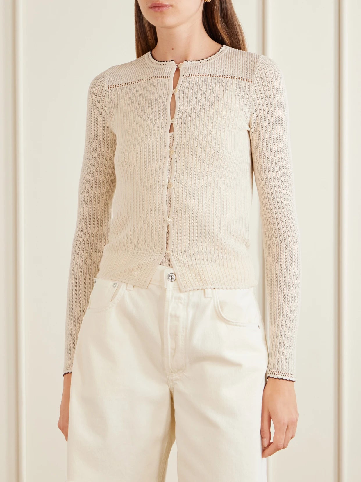 Siofra Silk And Cotton-blend Cardigan