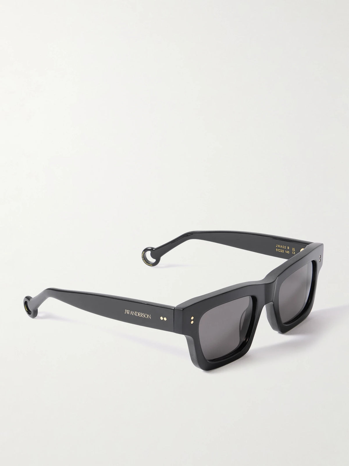 Rectangular-frame Acetate Sunglasses