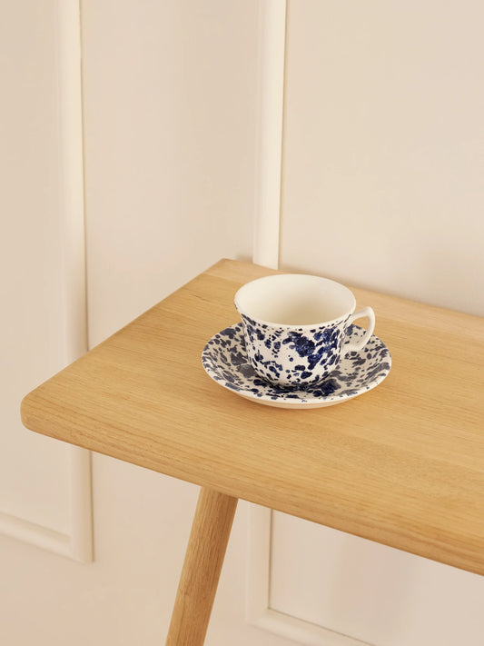 + Burleigh Painted Earthenware Teacup And Saucer Set