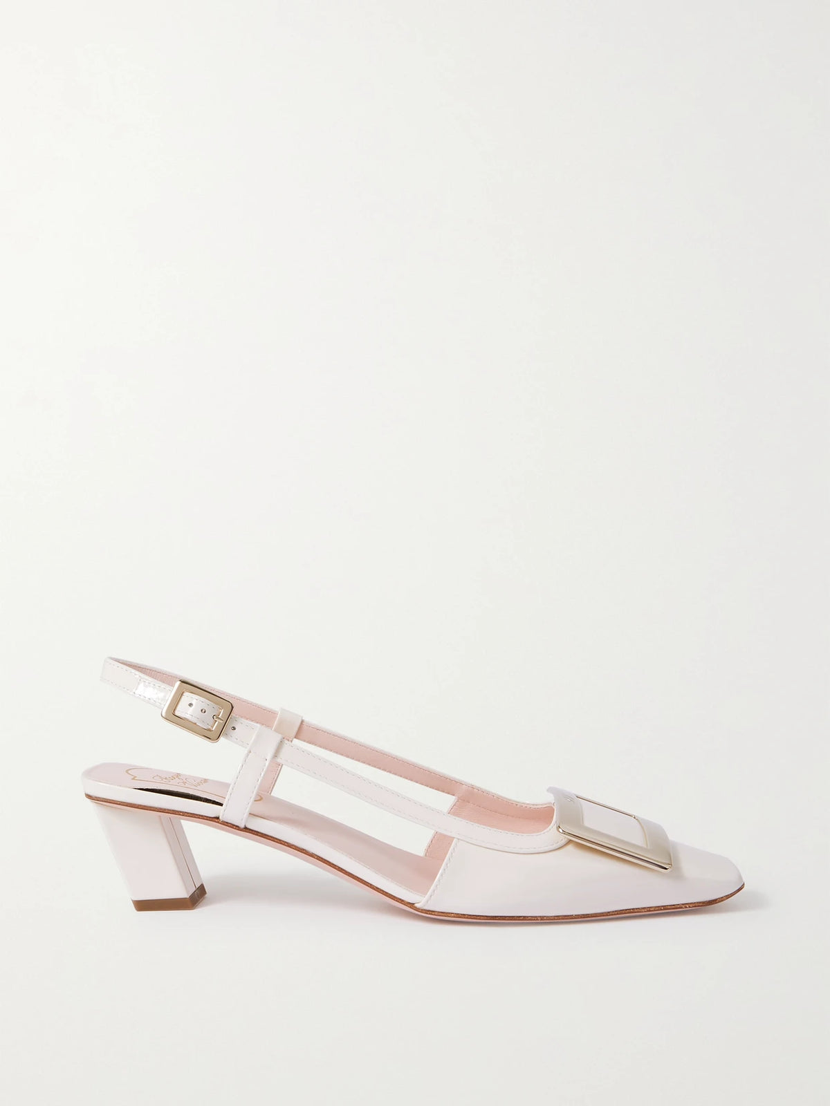 Belle Vivier 45 Patent-leather Slingback Pumps
