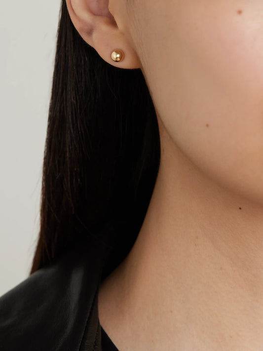 Image of Earrings. Product name - 14-karat Gold Earrings in Multi colour by brand - Mateo
