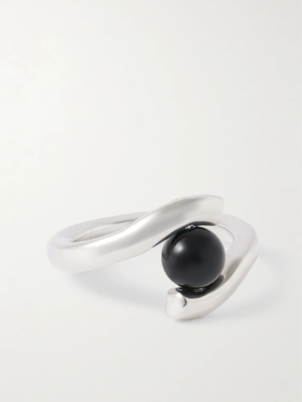 Claire Recycled Sterling Silver Onyx Ring