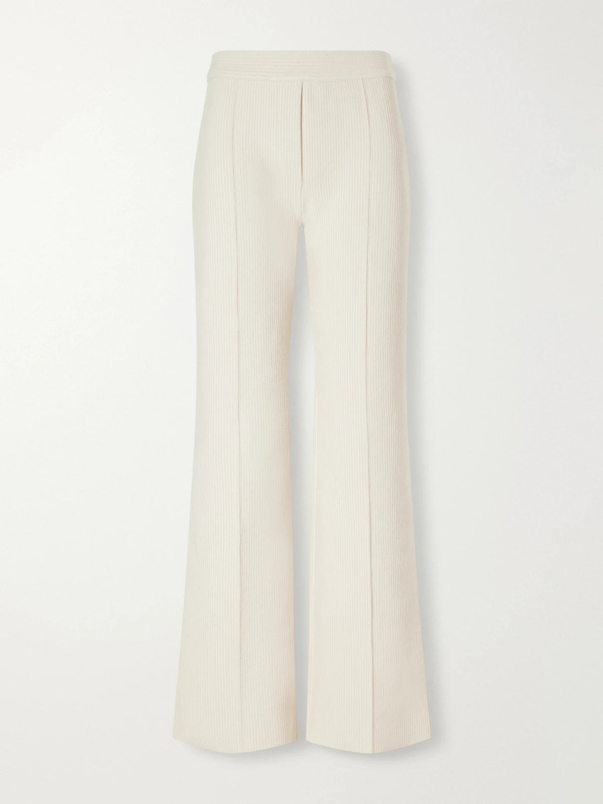 HIGH SPORT Evie Pintucked Cotton-blend Corduroy Wide-leg Pants
