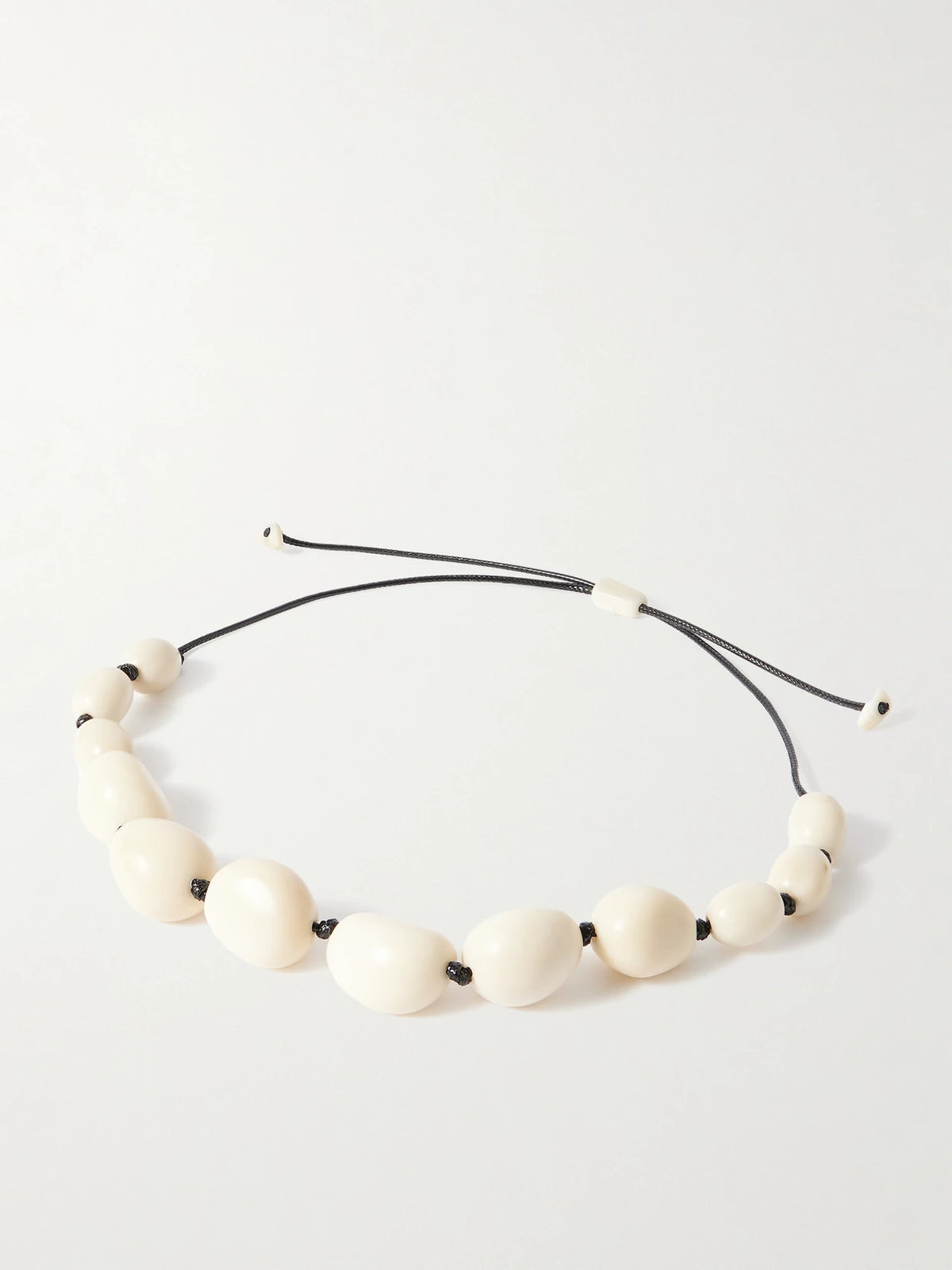 The Statement Tagua And Leather Necklace