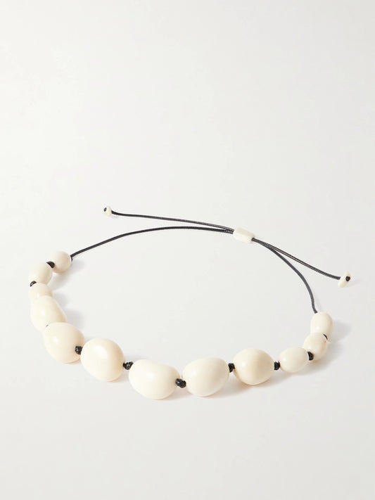 Hunting Season The Statement Tagua And Leather Necklace