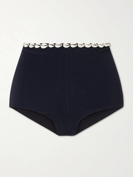 Embellished Jersey Bikini Bottoms