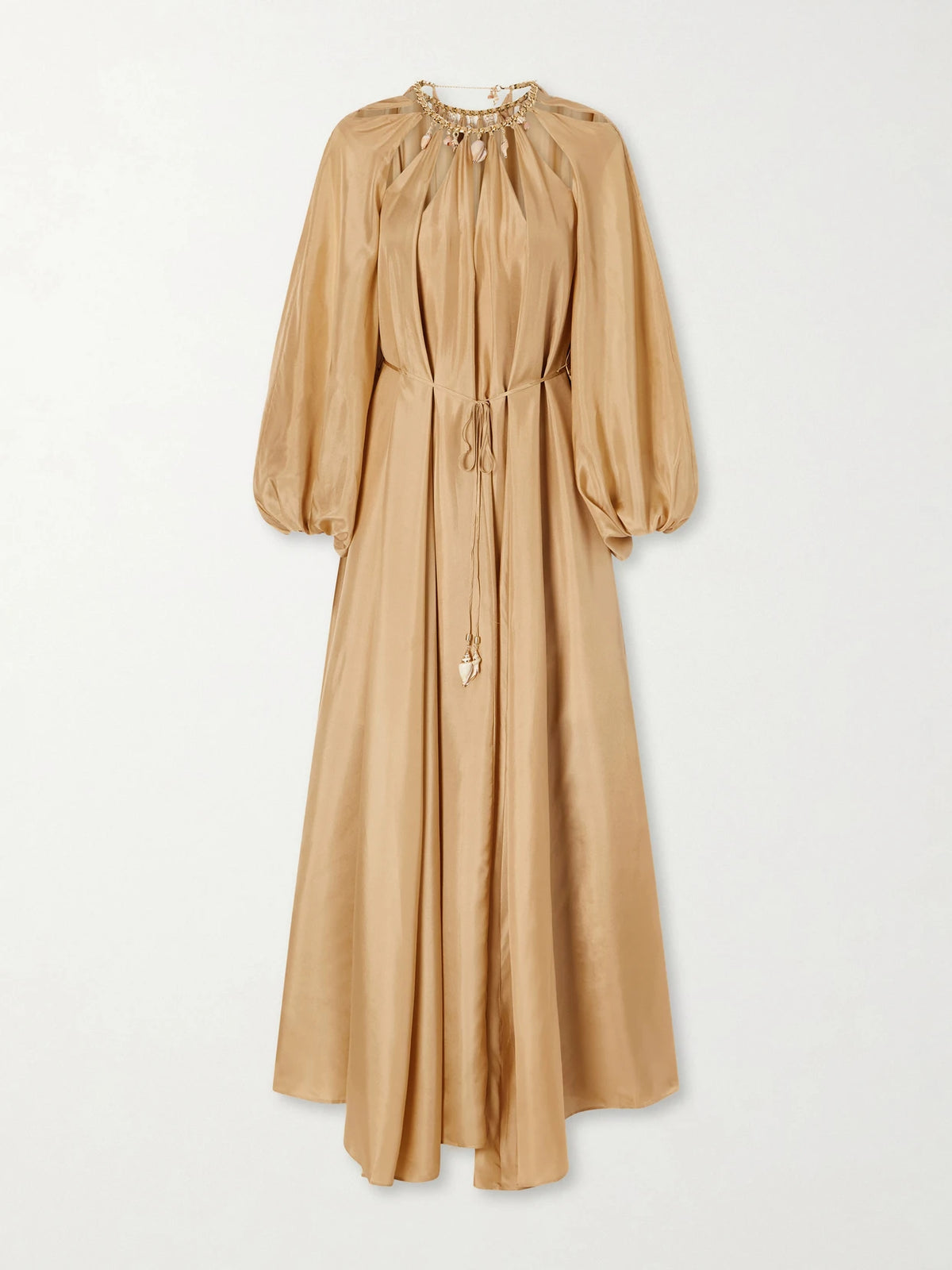 Mahon Embellished Silk Maxi Dress