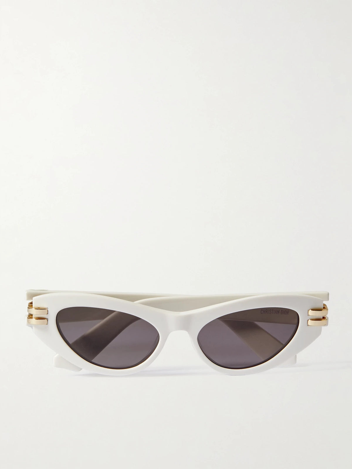 Cdior B1u Cat-eye Acetate And Gold-tone Sunglasses
