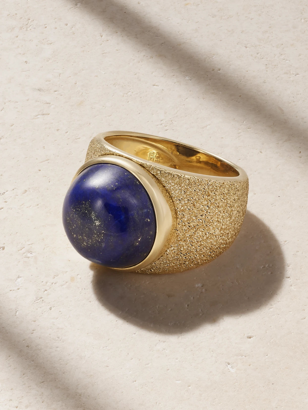 Downtown 18-karat Gold Lapis Lazuli Ring