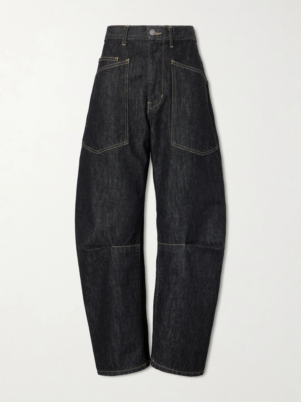 Nili Lotan Shon Mid Rise Barrel-leg Jeans