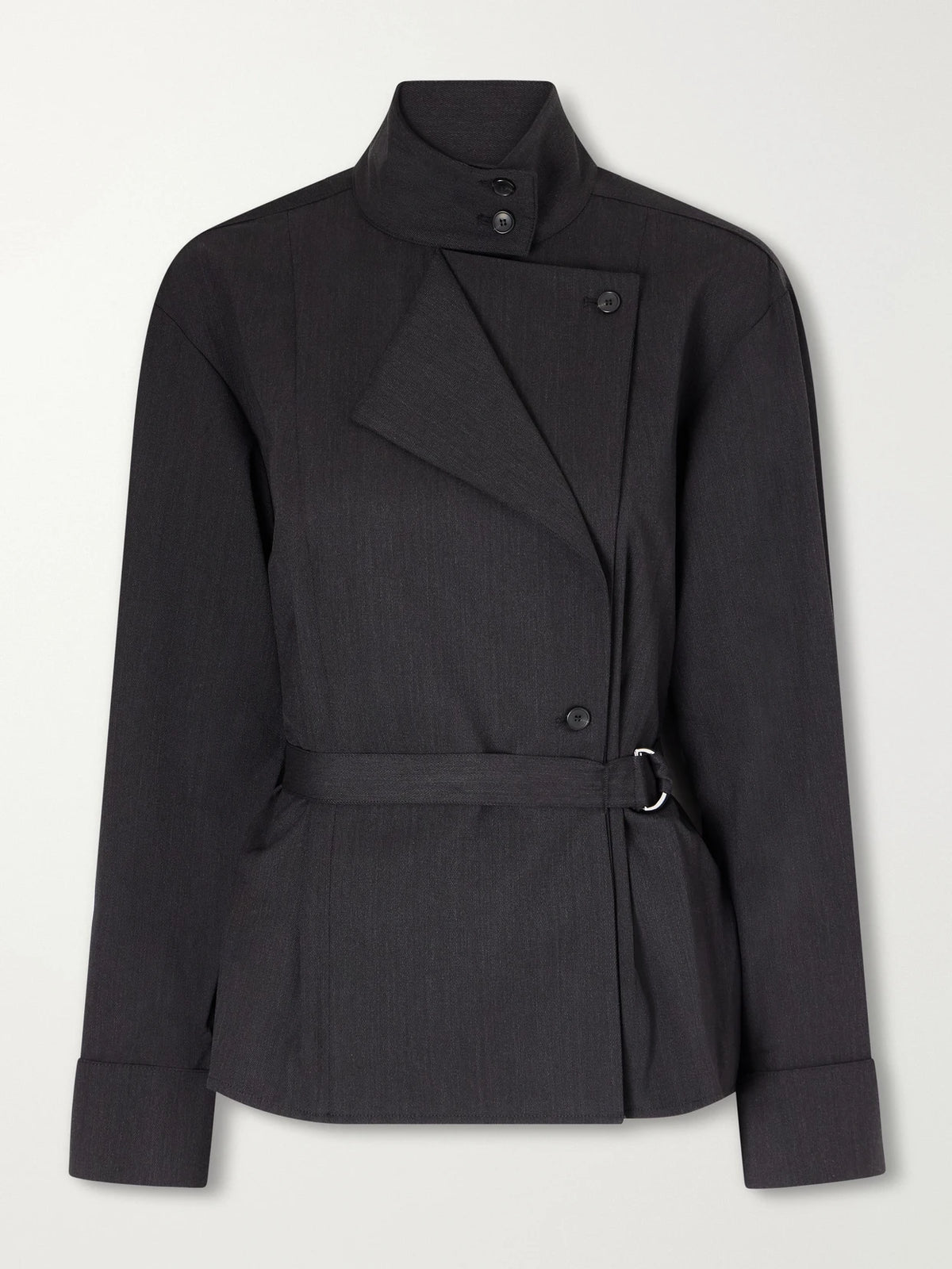 TWP The Last Chapter Belted Wool-blend Twill Jacket