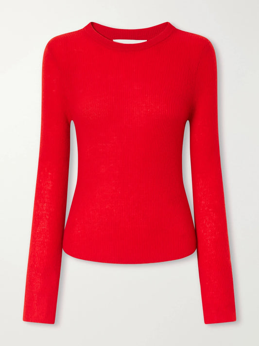 Citizens of Humanity Alessia Ribbed Wool And Cashmere-blend Sweater